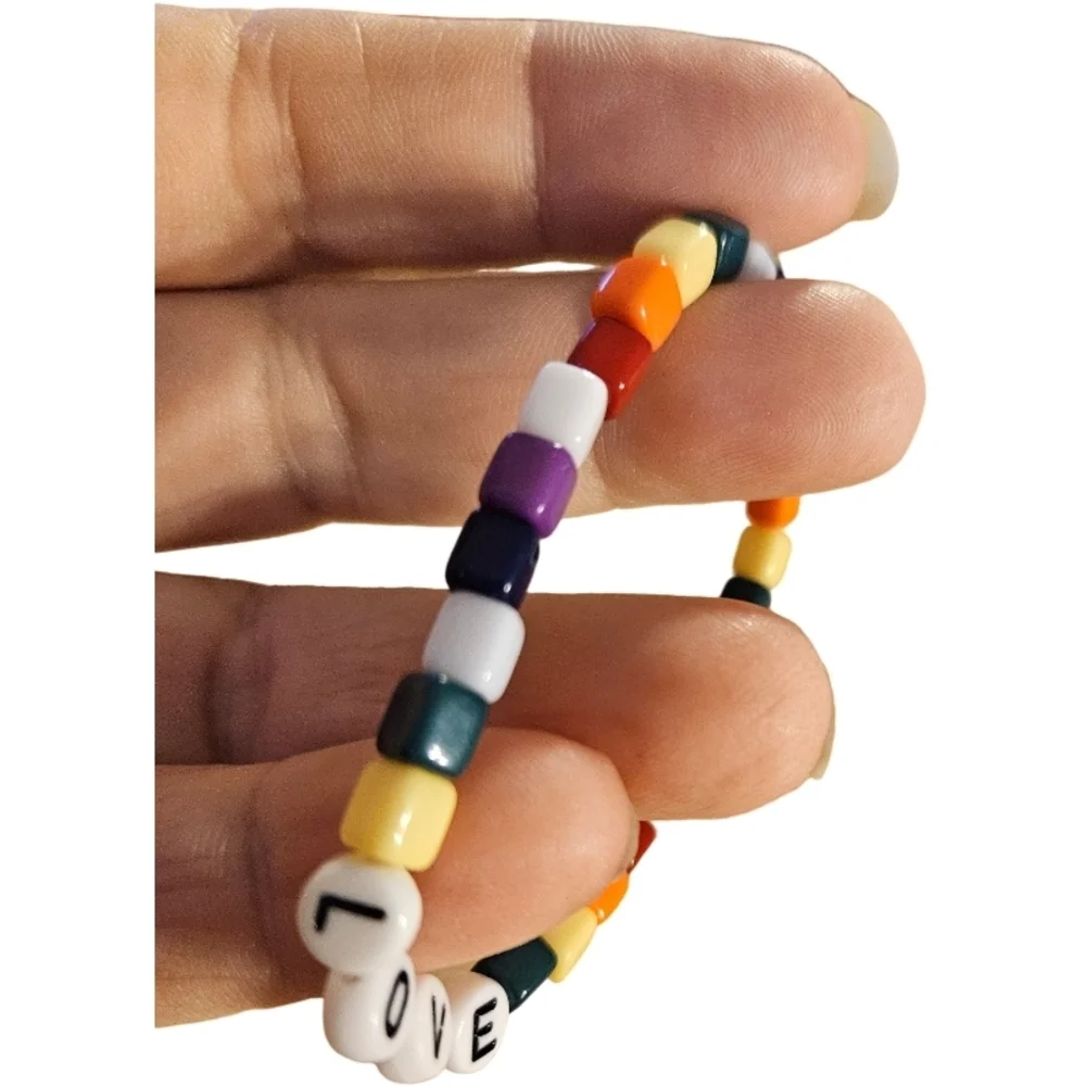 Lot 8 Pieces Bracelets Beaded Assorted